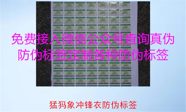 猛犸象沖鋒衣防偽標(biāo)簽如何辨識(shí)？教你識(shí)別真?zhèn)危_保購(gòu)買(mǎi)正品(圖1)