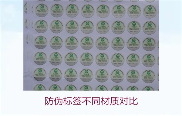 防偽標簽不同材質對比：哪種材質最適合你的需求？(圖1)