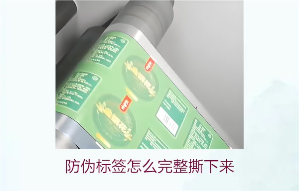 防偽標(biāo)簽怎么完整撕下來？方法步驟詳解及注意事項(xiàng)(圖2)